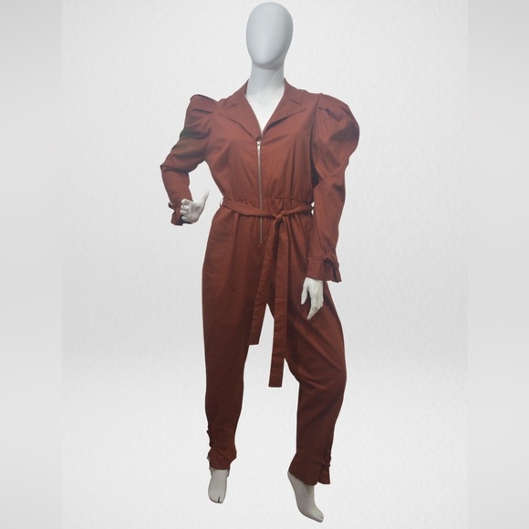 Fashion to Figure Rust Jumpsuit Size 1/1X - Picture 1 of 8